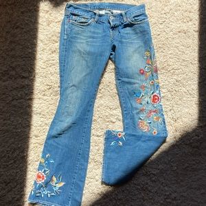 Lucky Brand-Lil Maggie Embroidered Jeans